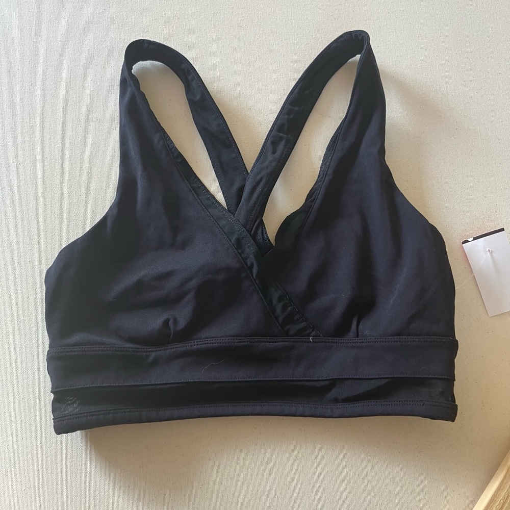 Fabletics Black Sports Bra Intimates & Sleepwear